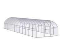 Vidaxl Poulailler D'extérieur 3x12x2 M Acier Galvanisé