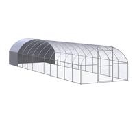Vidaxl Poulailler D'extérieur 3x12x2 M Acier Galvanisé