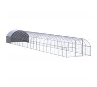 Vidaxl Poulailler D'extérieur 3x20x2 M Acier Galvanisé