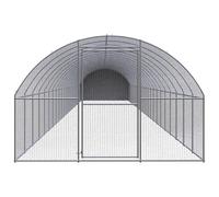 vidaXL Poulailler d'extérieur 3x24x2 m Acier galvanisé