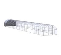 Vidaxl Poulailler D'ext¿¿Rieur 3x24x2 M Acier Galvanis¿¿