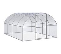vidaXL Poulailler d'extérieur 3x4x2 m Acier galvanisé 3095464