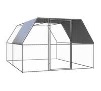 vidaXL Poulailler d'extérieur 3x4x2 m Acier galvanisé