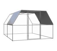 vidaXL Poulailler d'extérieur 3x4x2 m Acier galvanisé 3154376