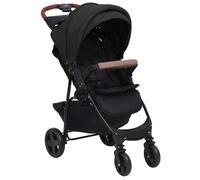 Vidaxl Poussette Pour Bébé 2-En-1 Anthracite Acier