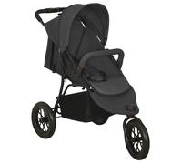 Vidaxl Poussette Pour Bébé Anthracite Acier