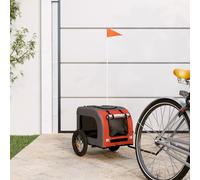 Vidaxl Poussette Pour Chien Orange Orange Polyester Et Acier
