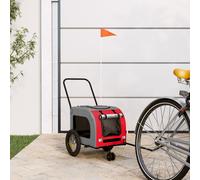 Vidaxl Poussette Rouge Pour Animaux Rouge Polyester, Métal