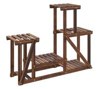 vidaXL Présentoir à fleurs 90x25x73,5 cm en bois massif de sapin