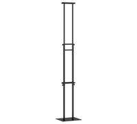 vidaXL Présentoirs de salon Noir 30 x 24 x 214 cm Acier