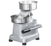 Hamburgerpersmachine met 500 scheidingsbladen 13 cm aluminium50996