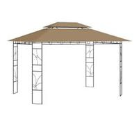 vidaXL Prieel 160 g/mÂ² 4x3x2,7 m taupe313916 Taupe G