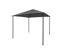 Vidaxl Tonnelle 3x3 M Anthracite Tissu Et Acier 180 G/M²