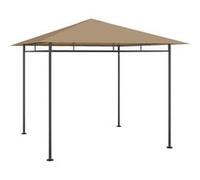 Vidaxl Belvédère 3x3x2,7 M Taupe 180 G/M²