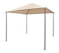 Prieel 3x3 m staal beige43172