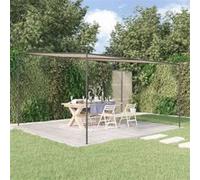 vidaXL Prieel 4x4 m 180 g/mÂ² stof en staal beige362466 Beige G