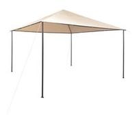 Vidaxl Chapiteau Tente 4 X 4 M Acier Beige Beige