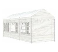 Vidaxl Belvédère Avec Toit Blanc 6,69x2,28x2,69 M Polyéthylène