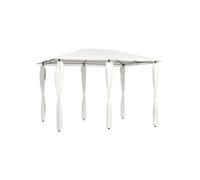 Vidaxl Belvédère Avec Revêtement De Poteaux 3x4x2,6 M Crème 160 G/M²