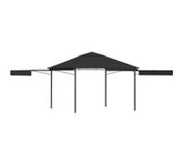vidaXL Belvédère et double toits étentus 3x3x2,75 m Anthracite 180g/m²