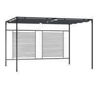 Vidaxl Belvédère Avec Auvent Rétractable 4x3x2,3 M Anthracite 180 G/M²