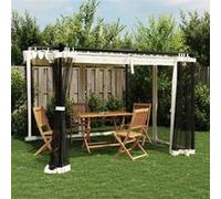 Vidaxl Tonnelle Avec Parois En Filet Crème 3x3 M Acier