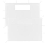 vidaXL Parois latérales de belvédère avec fenêtres Blanc 410x210 / 280x210 / 200x70 cm