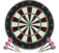 vidaXL Professionelles Dartboard Sisal mit 6 Darts und Surround