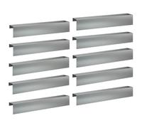 vidaXL Profilé de recouvrement de Jardin 10 pc 100 x 20 x 15 cm