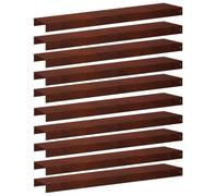 vidaXL Profilé de recouvrement de Jardin 10 pc 100 x 20 x 5 cm