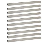 vidaXL Profilé de recouvrement de Jardin 10 pc 100 x 5 x 5 cm