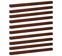 vidaXL Profilé de recouvrement de Jardin 10 pc 100 x 5 x 5 cm