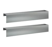 vidaXL Profilé de recouvrement de Jardin 2 pc 100 x 20 x 15 cm