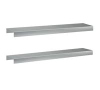 vidaXL Profilé de recouvrement de Jardin 2 pc 100 x 20 x 5 cm