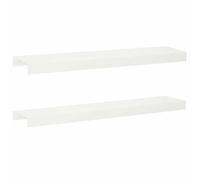 vidaXL Profilé de recouvrement de Jardin 2 pc 100 x 20 x 5 cm Acier