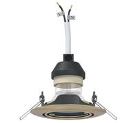 vidaXL Projecteur 6 pc Laiton 9 x 9 x 2,5 cm Métal