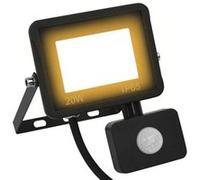 Projecteur à LED avec capteur 20 W Blanc chaud
