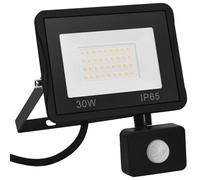vidaXL Projecteur à LED avec capteur 30 W Blanc chaud