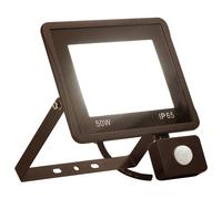 vidaXL Projecteur à LED avec capteur 50 W Blanc chaud