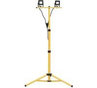 vidaXL Projecteur à LED avec trépied 2x10 W Blanc chaud Blanc G