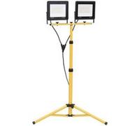 vidaXL Projecteur à LED avec trépied 2x100 W Blanc chaud Blanc G