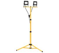 Vidaxl Projecteur À Led Avec Trépied 2x20 W Blanc Chaud Blanc