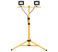 Projecteur à LED avec trépied 2x20 W Blanc froid