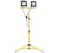 vidaXL Projecteur à LED sur trépied 149661 – 2x50 W Blanc froid pour extérieur