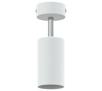 vidaXL Projecteur de plafond 1 voie ajustable Blanc GU10