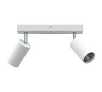 vidaXL Projecteur de Plafond 2 Voies Réglable Blanc GU10