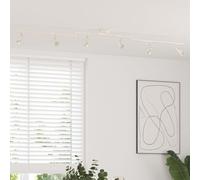 VidaXL Projecteur de plafond 6 voies réglables en nickel brossé GU10