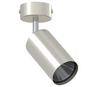 vidaXL Projecteur de plafond à 1 voie réglable GU10 en nickel brossé