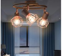 vidaXL Projecteur de plafond avec 3 ampoules LED 12 W