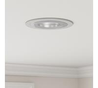 Vidaxl Projecteurs Encastrés 24 Pcs Rond Gu10 Argent Ø91 Mm Argenté